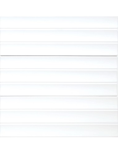 CARRELAGE MURAL ATLAS WHITE 01DIM 12*35CM MAYOLICA