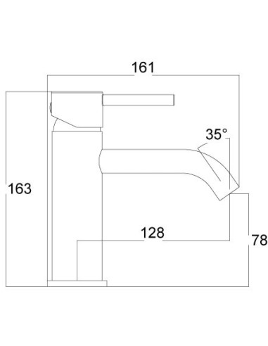 MITIGEUR LAVABO EVO BORRAS