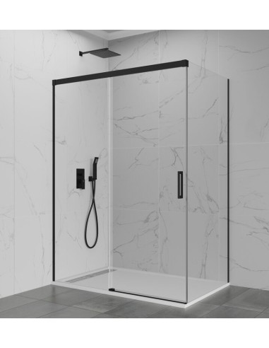 PAROI DE DOUCHE FRONTAL+LATERALE FIXE BASIC GME