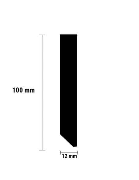 PLINTHE MDF HYDROFUGE PREPEINT SANITSHOP
