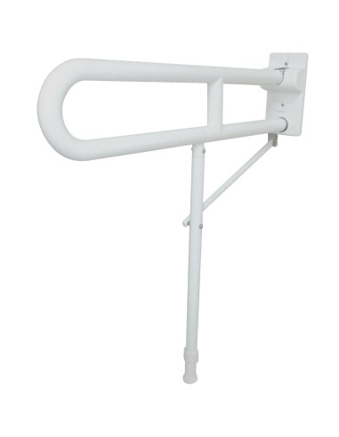 BARRE FIXE PIVOTANTE PLIANTE AVEC JAMBE DE SUPPORT NOFER