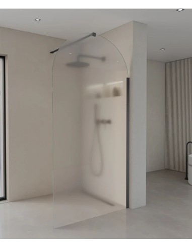 PAROI DE DOUCHE  EN VERRE FIXE ARRONDI SANTANA KROOS
