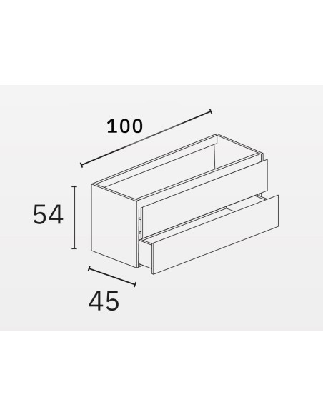 MEUBLE VASQUE TREND NOFER