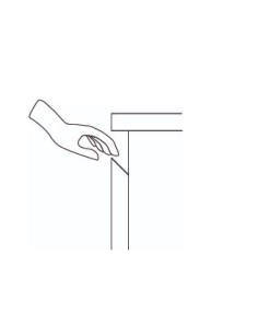 MEUBLE VASQUE SUSPENDU BLANC  COOL 2 TIROIRS  NOFER 2