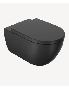WC SUSPENDU ARC NOIR MAT SANYCCES