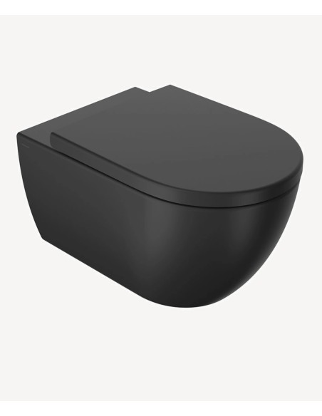 WC SUSPENDU ARC NOIR MAT SANYCCES