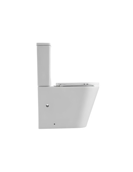 WC COMPACT BLANC MAT TURIN AQUORE