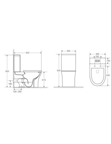 WC COMPACT PARIS AQUORE