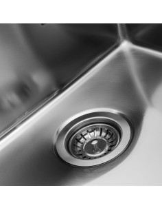EVIER INOX LISSE 1 BAC SANS ÉGOUTTOIR 2