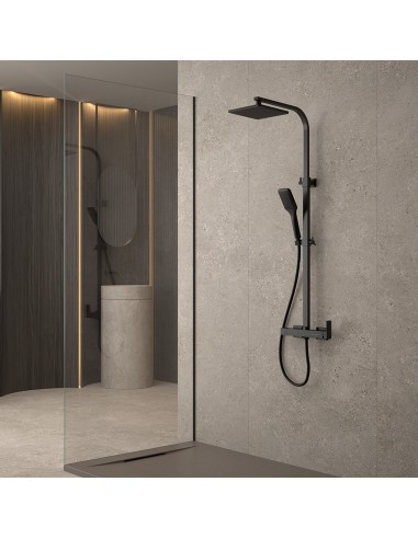 COLONNE DE DOUCHE MITIGEUR  CARRE QUADRA