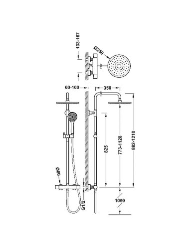 KIT MITIGEUR THERMOSTATQUE ENCASTRE 2 VOIES THERM BOX 21535004 TRES