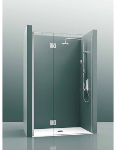 PAROI DE DOUCHE FIXE+PORTE PIVOTANTE TEDY 100B CASTEL