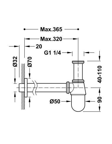 SIPHON BOUTEILLE TRES GRIFERIA