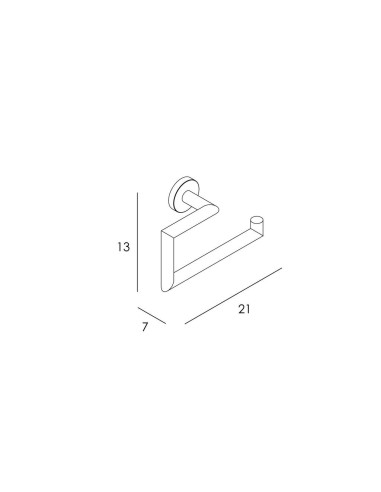 PORTE SERVIETTE ANNEAU  ROUND GME