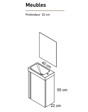 Meuble De Salle De Bain LAGOS - VISOBATH