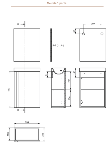 MEUBLE LAVABO  LAGOS - VISOBATH