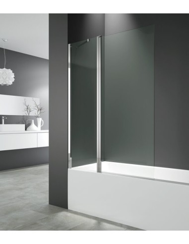 PARE BAIGNOIRE FRONTAL FIXE+PIVOTANTE DIM 120CM OPEN 2 GME