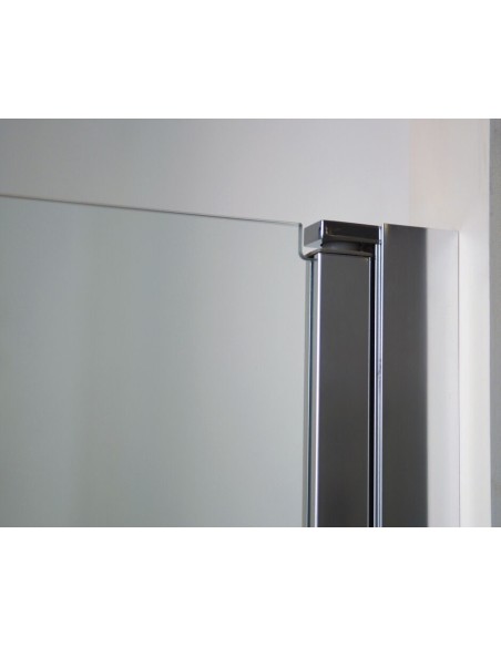 PARE BAIGNOIRE FRONTAL FIXE+PIVOTANTE DIM 120CM OPEN 2 GME