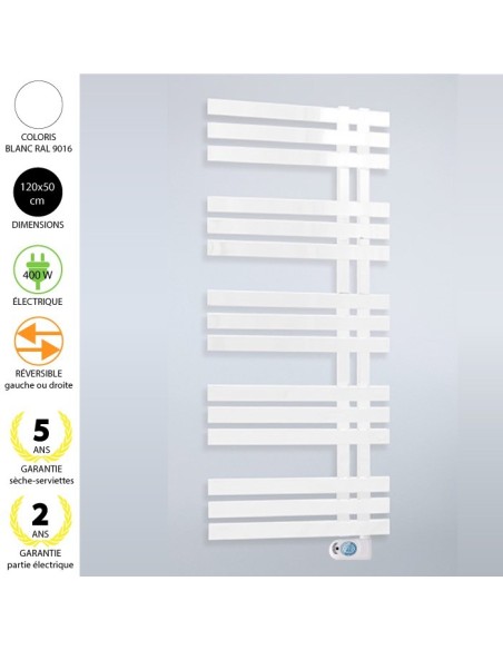 SECHE SERVIETTE ELECTRIQUE DIM 800*50 400W  VERONA CICSA