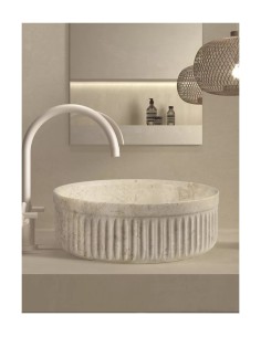 VASQUE  A POSER SUR PLAN EN MARBRE BRACO ART BATH 2
