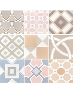 CARRELAGE DECOR PASTEL DIM 20*20 EQUIPE