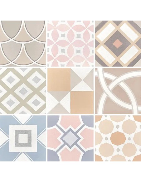 CARRELAGE DECOR PASTEL DIM 20*20 EQUIPE