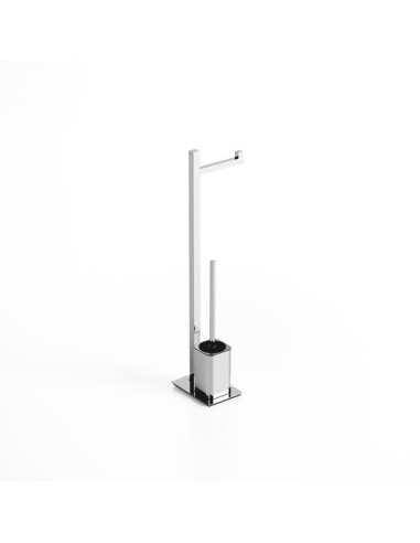 PORTE-BROSSE SUR PIED AVEC PORTE -ROULEAUX QUADRA GME
