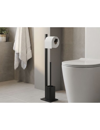 PORTE-BROSSE SUR PIED AVEC PORTE -ROULEAUX QUADRA GME