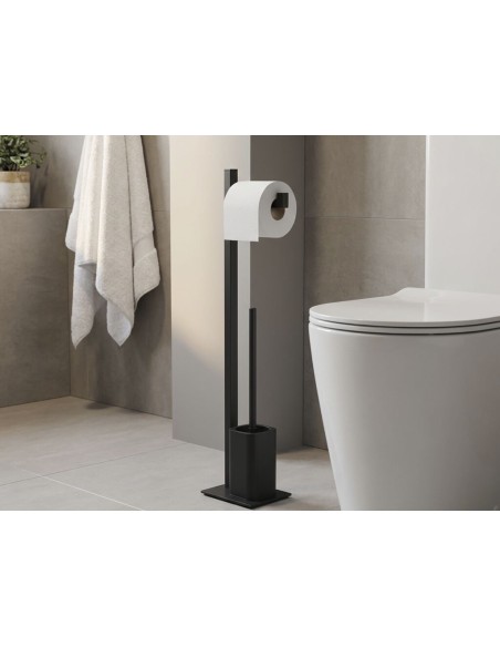 PORTE-BROSSE SUR PIED AVEC PORTE -ROULEAUX QUADRA GME