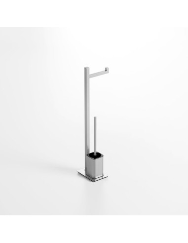 PORTE-BROSSE SUR PIED AVEC PORTE -ROULEAUX QUADRA GME