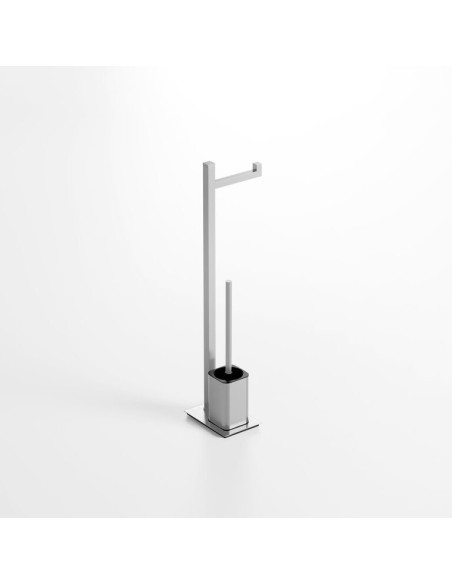 PORTE-BROSSE SUR PIED AVEC PORTE -ROULEAUX QUADRA GME