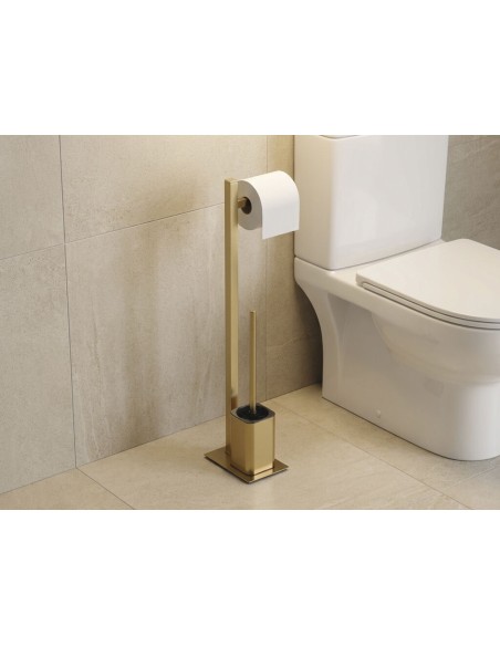 PORTE-BROSSE SUR PIED AVEC PORTE -ROULEAUX QUADRA GME