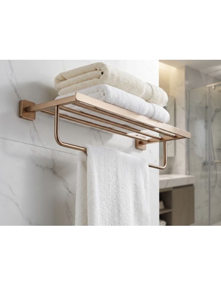 ETAGERE AVEC PORTE-SERVIETTES ET PATERES QUADRA GME