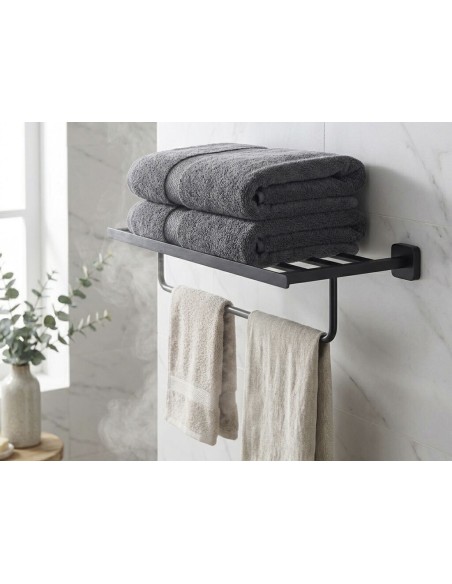 ETAGERE AVEC PORTE-SERVIETTES ET PATERES QUADRA GME
