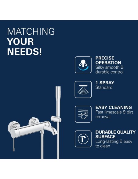 MITIGEUR BAIN DOUCHE ESSENCE GROHE