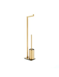 PORTE BROSSE WC SUR PIED AVEC PORTE ROULEAU ROUND GME