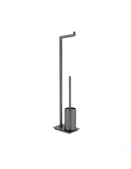 PORTE BROSSE WC SUR PIED AVEC PORTE ROULEAU ROUND GME