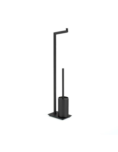 PORTE BROSSE WC SUR PIED AVEC PORTE ROULEAU ROUND GME