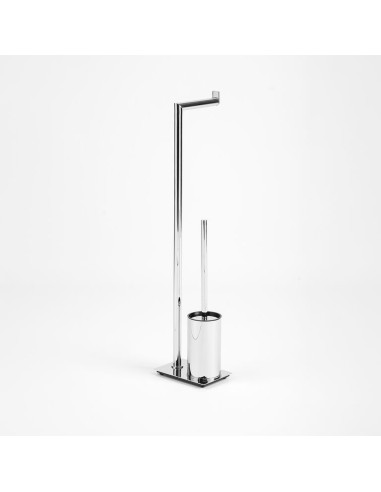 PORTE BROSSE WC SUR PIED AVEC PORTE ROULEAU ROUND GME