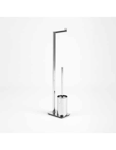 PORTE BROSSE WC SUR PIED AVEC PORTE ROULEAU ROUND GME