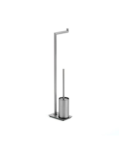 PORTE BROSSE WC SUR PIED AVEC PORTE ROULEAU ROUND GME