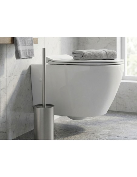 PORTE -BROSSE WC SUR PIED ROUND GME