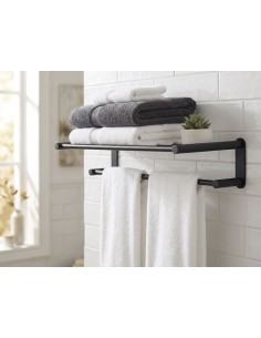 ETAGERE AVEC PORTE SERVIETTES ET PATERES ROUND GMPE 2