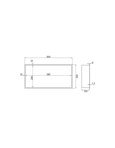NICHE ACIER DIM 60*30 GME