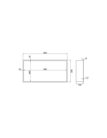 NICHE ACIER DIM 60*30 GME