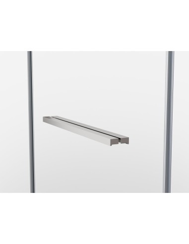 PAROI DE DOUCHE FRONTALE AVEC PORTE COULISSANTE-PLIANTE SPAZIO GME