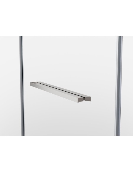 PAROI DE DOUCHE FRONTALE AVEC PORTE COULISSANTE-PLIANTE SPAZIO GME