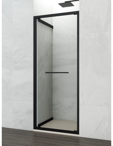 PAROI DE DOUCHE FRONTALE AVEC PORTE COULISSANTE-PLIANTE SPAZIO GME
