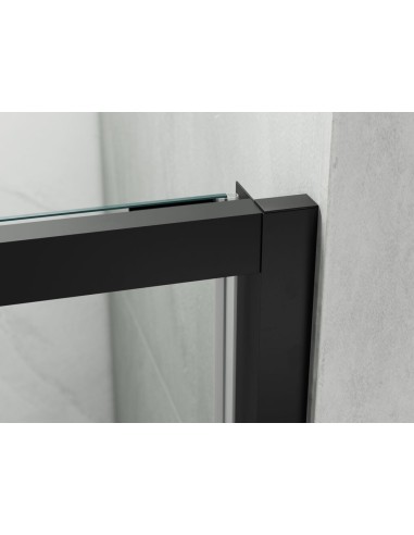PAROI DE DOUCHE FRONTALE AVEC PORTE COULISSANTE-PLIANTE SPAZIO GME