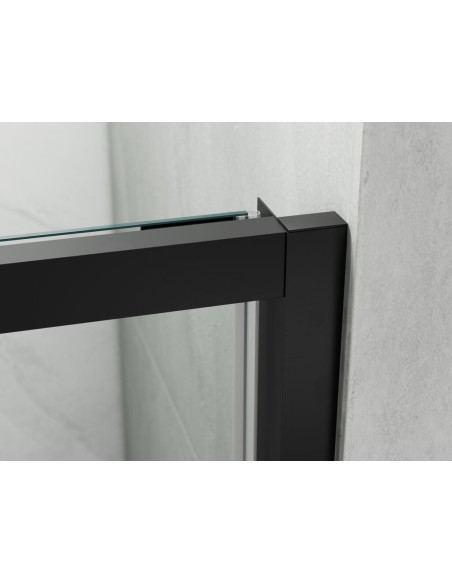 PAROI DE DOUCHE FRONTALE AVEC PORTE COULISSANTE-PLIANTE SPAZIO GME